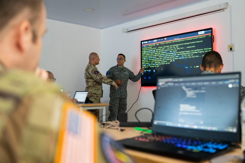Cybersecurity operations at Palanquero Air Base, Colombia, Aug. 4, 2025. Sources. USAF photo by Staff Sgt. William Rio Rosado.
